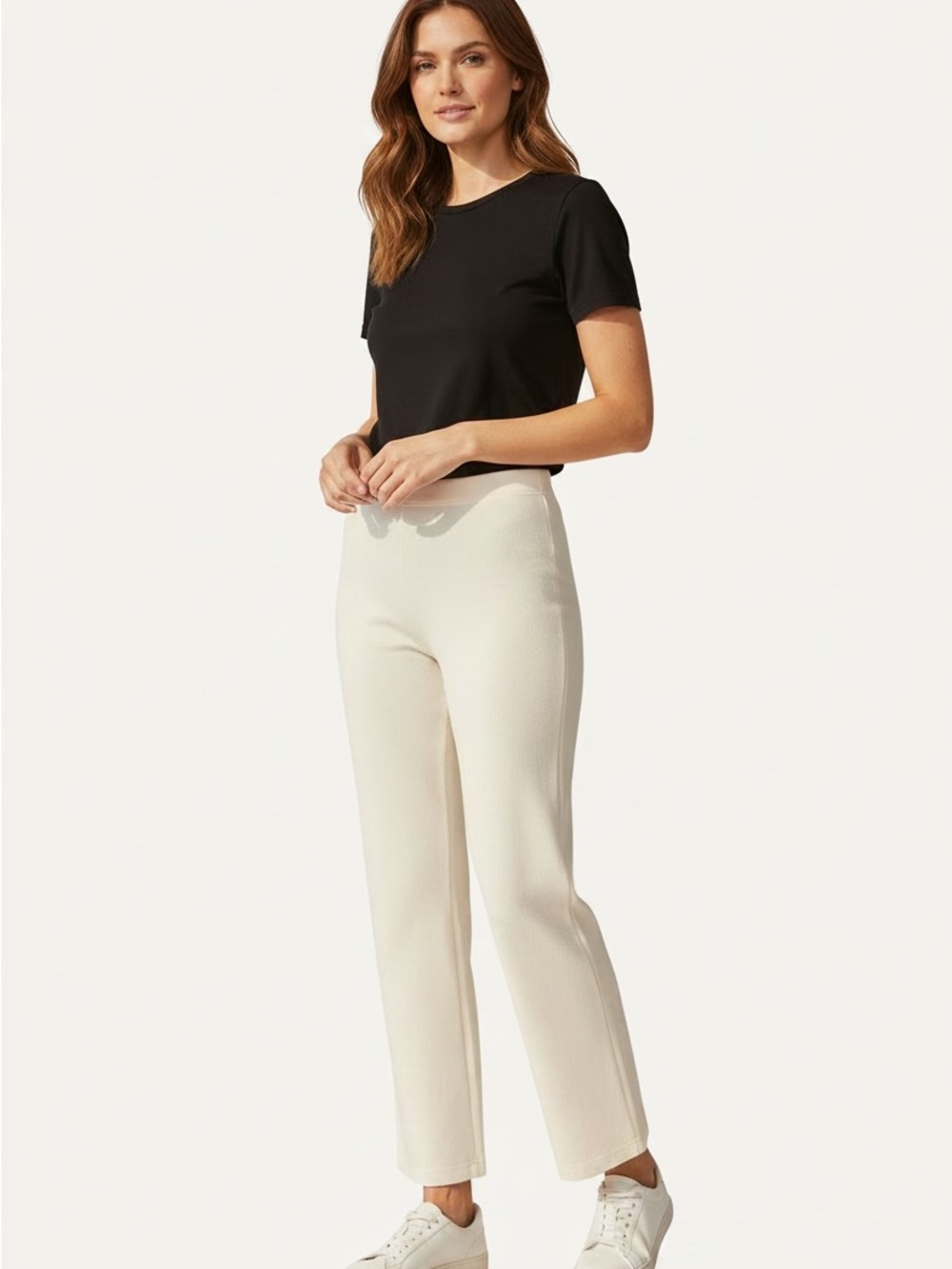 Weekends by Chico's Women's Lightweight Stretch Capri Pants Size 2 Short Pull on